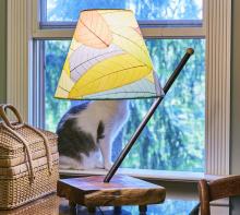 Eangee Natural Leaves Table and Desk Lamp