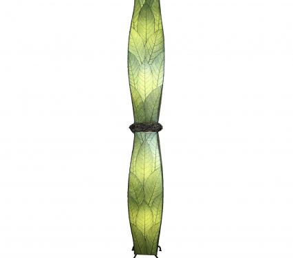 Eangee Gemini Cocoa Leaf Tall Floor Lamp