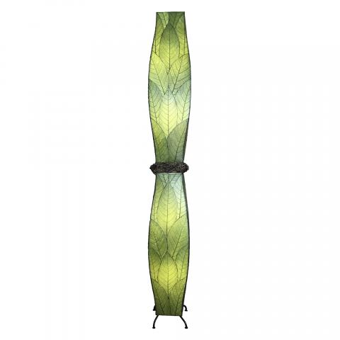 Eangee Gemini Cocoa Leaf Tall Floor Lamp