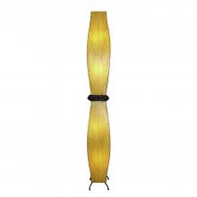 Eangee Gemini Cocoa Leaf Tall Floor Lamp
