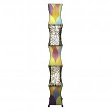 Eangee Pagoda Cocoa Leave Tall Floor Lamp