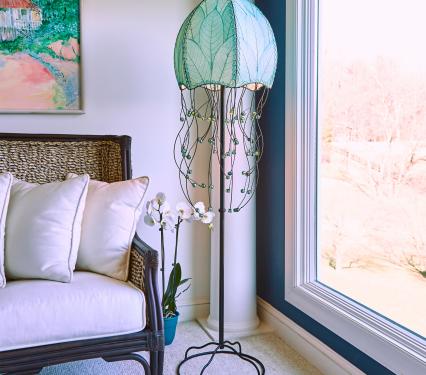 Colorful Jellyfish Tall Floor Lamp