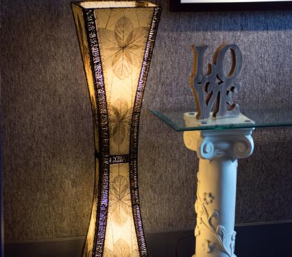 Eangee Hourglass Large Decorative Floor Lamp