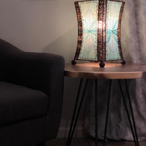 Eangee Hourglass Table Lamp