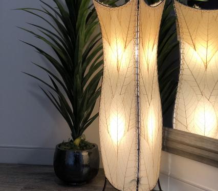 Eangee Large Flowerbud Lamp in Natural