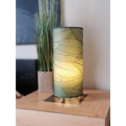 Eangee Cocoa Leaf Cylinder Table Lamp