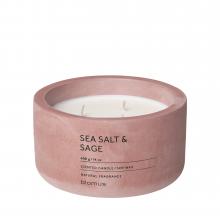Luxury Natural Candle – 3 Wicks, Soy Wax, Concrete Container