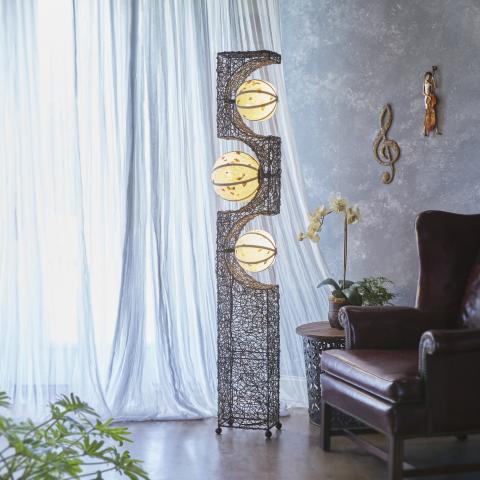 Eangee Tri-Orb Mid-Century Modern Lamp