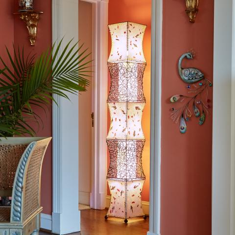 Eangee Pagoda Giant LED Floor Lamp