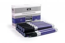 12 non-toxic blue whiteboard markers