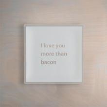 Engraved Personalized Recycled Glass Plate
