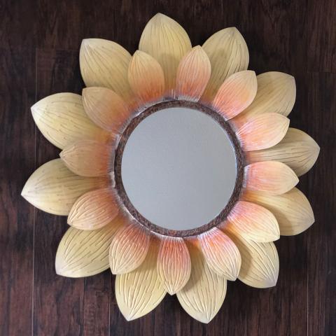 Eangee Sunflower Decorative Wall Mirror