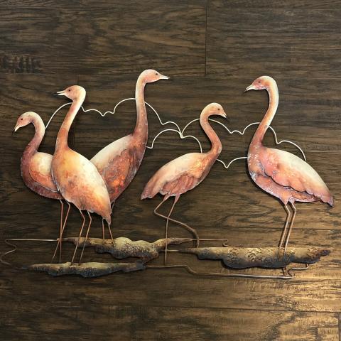 Eangee Flamingos Wall Decor Group Of Five