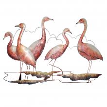 Eangee Flamingos Wall Decor Group Of Five