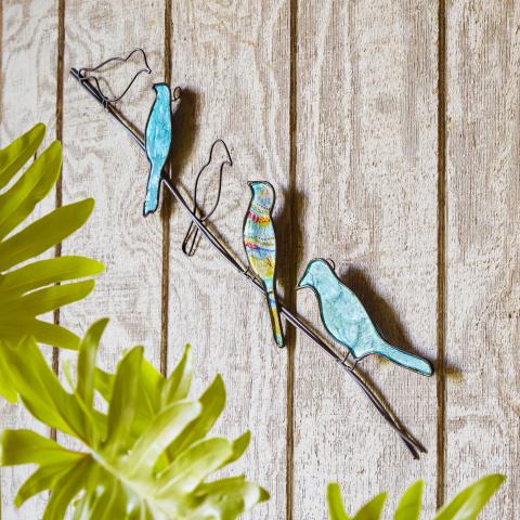 Eangee Birds on a Wire Metal Wall Art