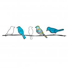 Eangee Birds on a Wire Metal Wall Art