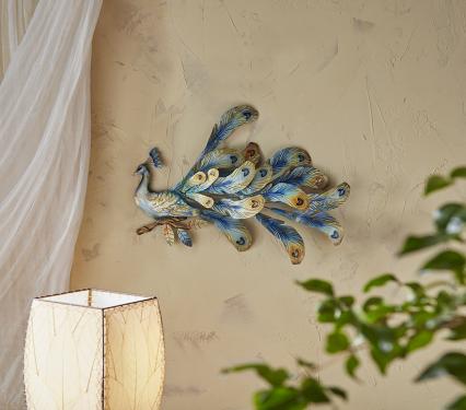 Peacock Metal Wall Decor