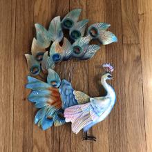 Peacock Metal Wall Art