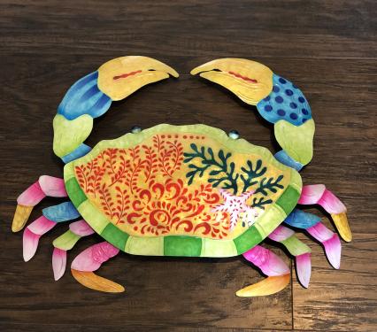 Eangee Crab Colorful Wall Decor