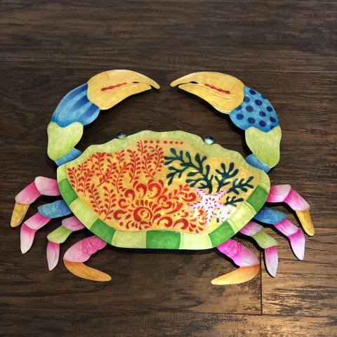 Eangee Crab Colorful Wall Decor