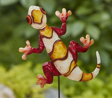 Lizard Salamander Metal Garden Stake