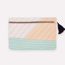 anchal color block pouch