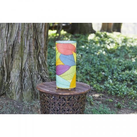 Eangee Outdoor Indoor Cocoa Cylinder Table Lamp
