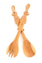 Wood Salad Server Set