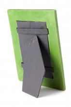 Green Soapstone Frame with Bamboo Design