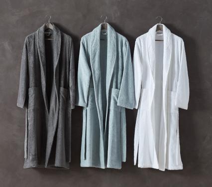 Organic Bath Robe for Women and Men, Unisex Robe