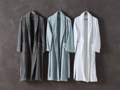 Organic Bath Robe for Women and Men, Unisex Robe