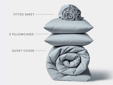 Organic Cotton Bedding Comforter and Sheet Set