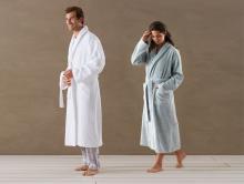 Organic Bath Robe for Women and Men, Unisex Robe