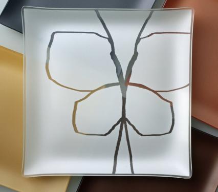 Butterfly Engravable Plate 13"