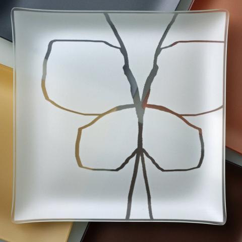 Butterfly Engravable Plate 13"