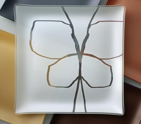 Butterfly Engravable Plate 13"