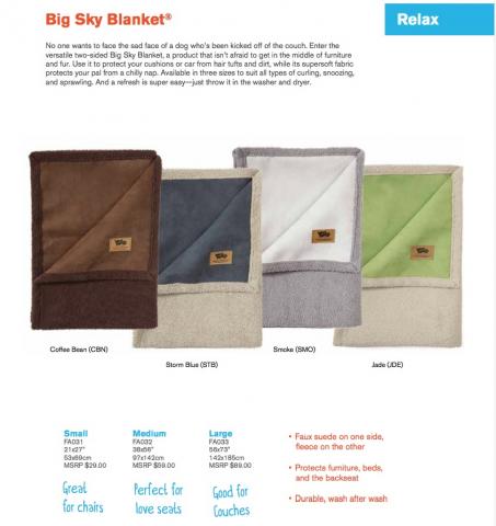 Big Sky Dog Blanket