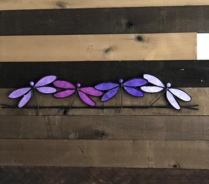 Eangee Dragonflies On A Wire