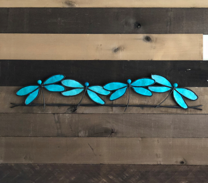 Eangee Dragonflies On A Wire