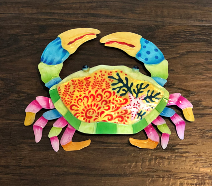 Eangee Crab Colorful Wall Decor