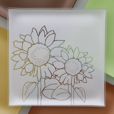 Riverside Design 13" Sunflower Plates With Purpose