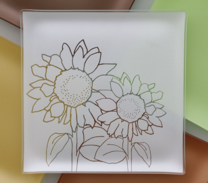 Riverside Design 13" Sunflower Plates With Purpose