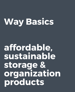 way basics eco-friendly storage cubes and cat litter boxes